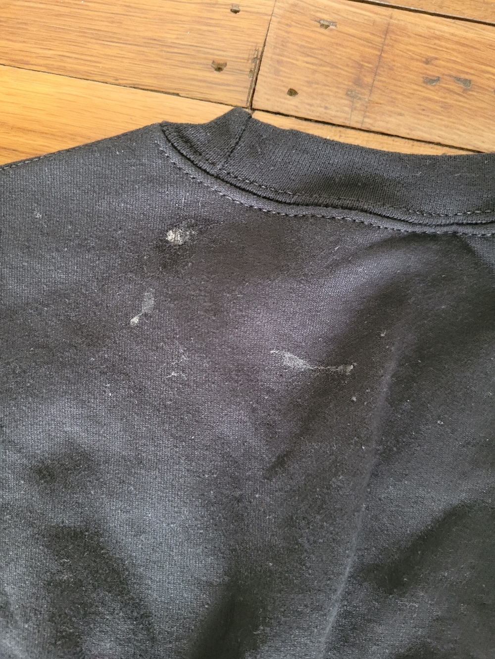 Ben Davis Black Crewneck Sweatshirt with Logo Patch NWOT Large - Picture 5 of 5